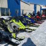 Sleds of all ages at Polaris