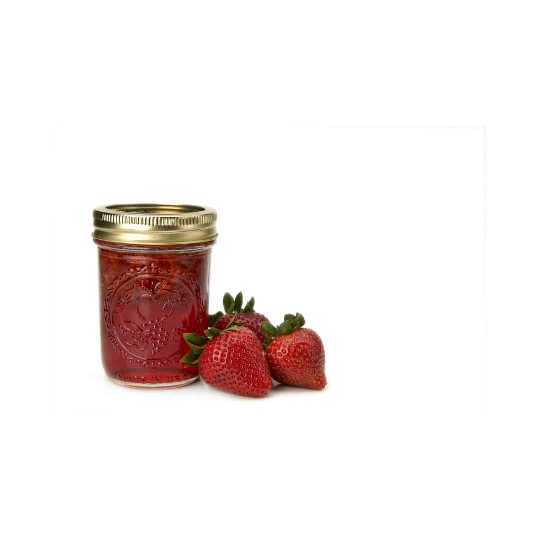 Homemade Strawberry Jelly & Strawberry Glaze - Tales From The Kitchen Shed