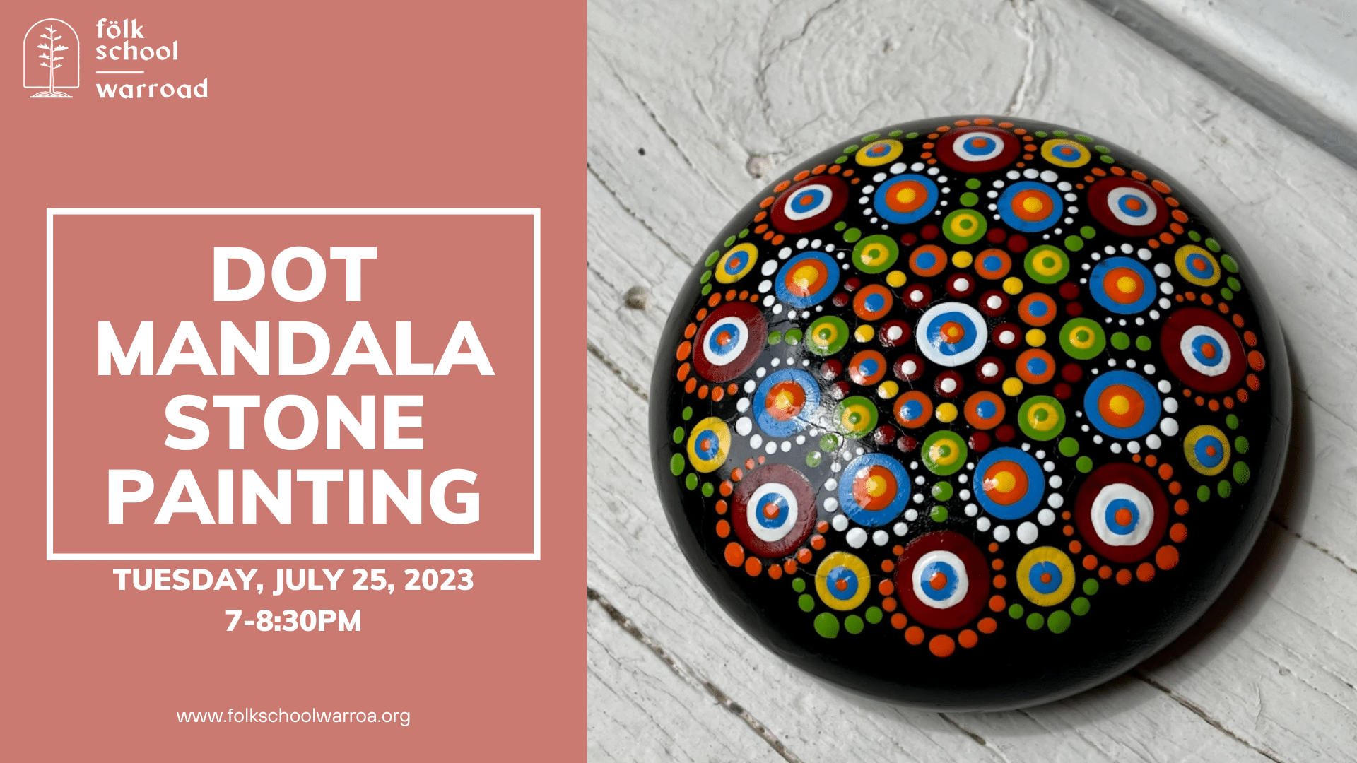 Mandala Stone Painting