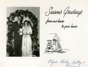 The 1st Christmas card as a new couple