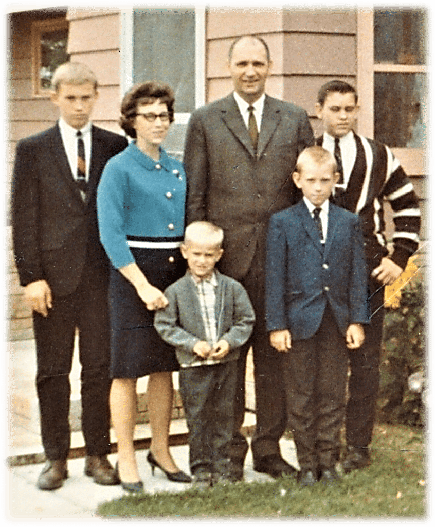 Gerties and Allans Family photo 1966
