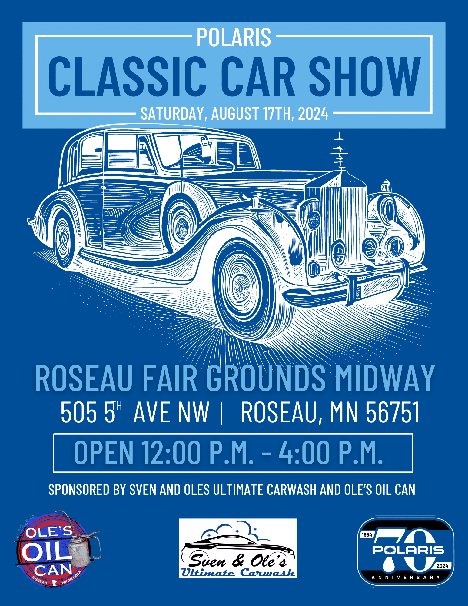 Polaris 70th Classic Car and Bike Show Go Explore Roseau, Minnesota