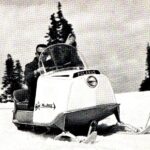 Polaris Mustang snowmobile Ad featuring Randy Hites