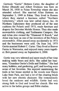 Gertie Hetteen Carter obit page 1