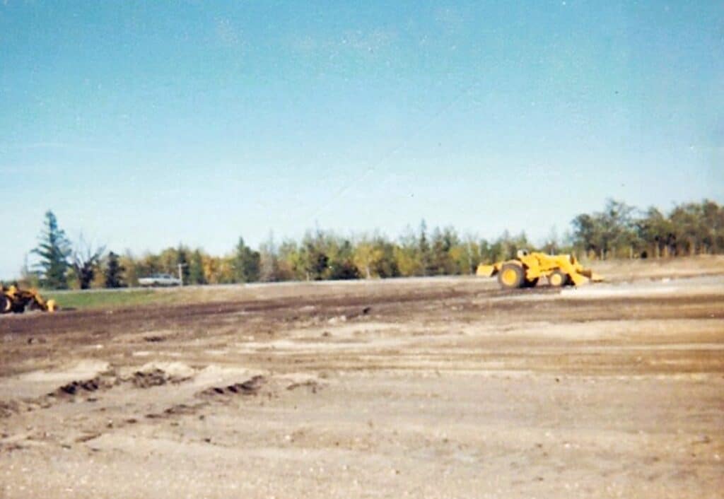 October 1968 construction on the new Northern Upholstrey site started