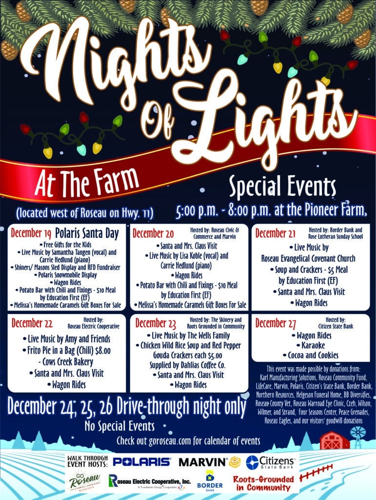 2025 Nights of Lights at the Farm Event Poster