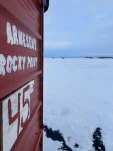 ice fishing