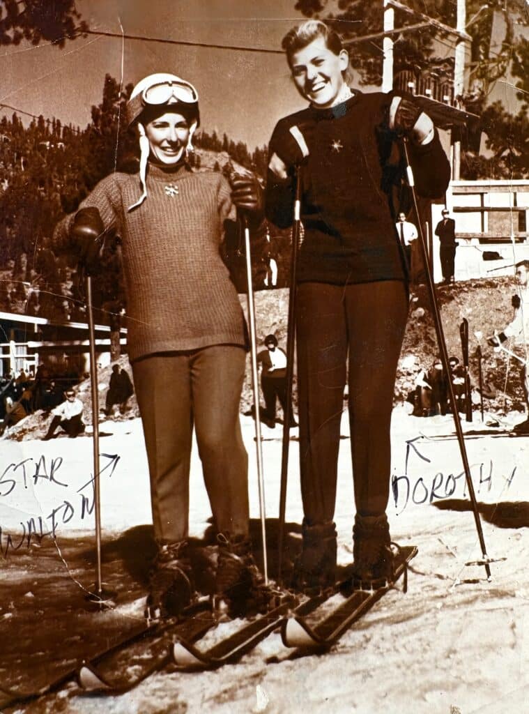 Dorothy Mercer with Star at Sugar Bowl. Star took the gold taking DMs place