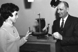 Allan and Gertie contemplating their next journey