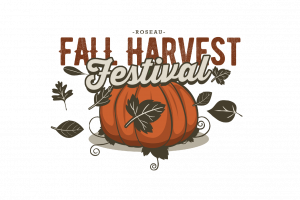 Fall Harvest Festival Logo Roseau